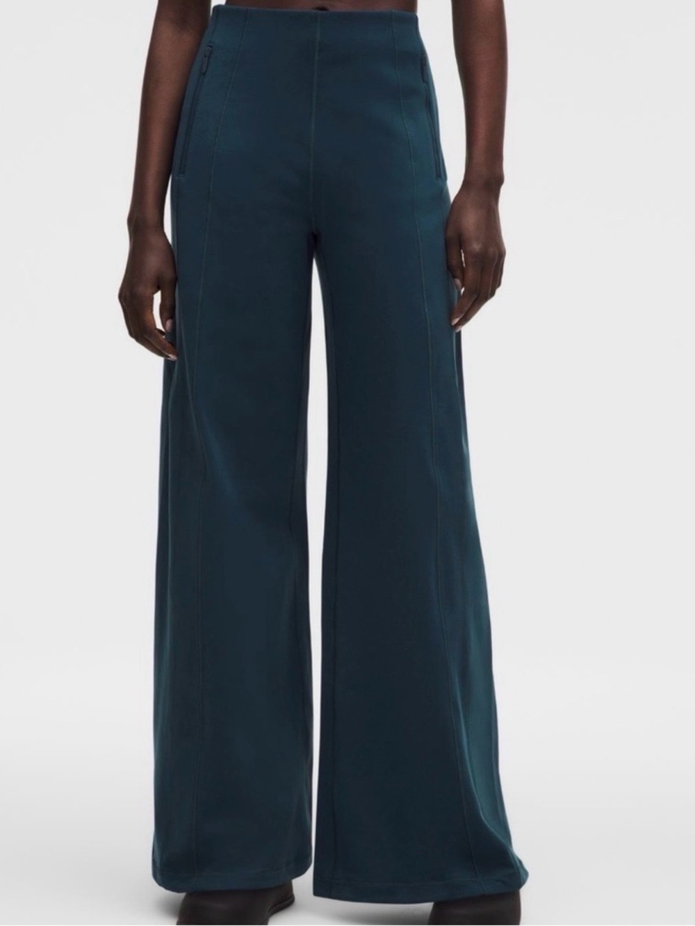 Lululemon Define High Rise Wide Leg Pant Luon in Indochine Blue Size XL